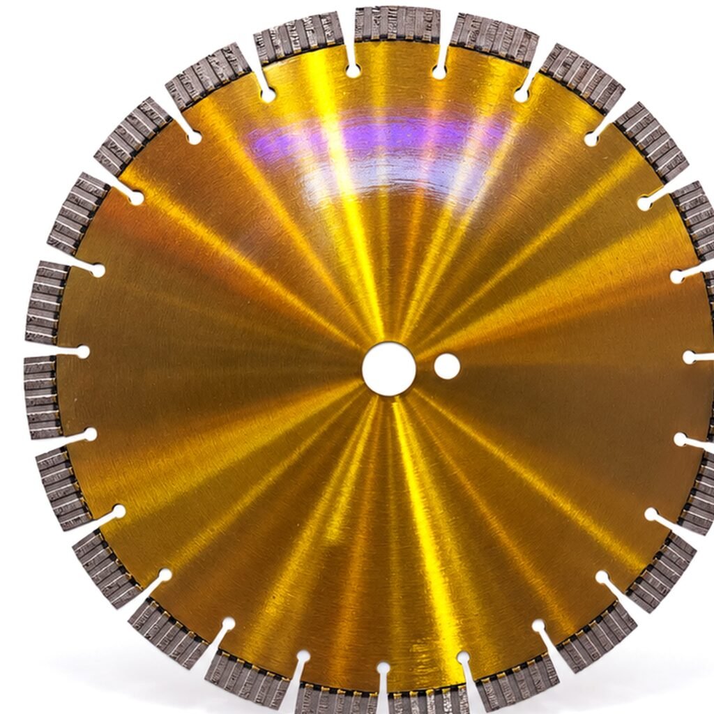 Gold Coated Segmented Diamond Saw Blade