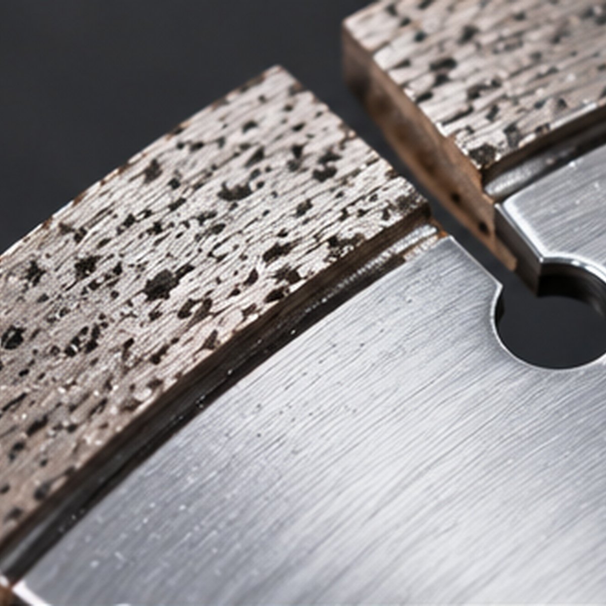 General purpose diamond blade welding detail