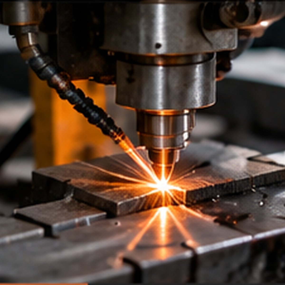 Marble diamond saw blade welding detail