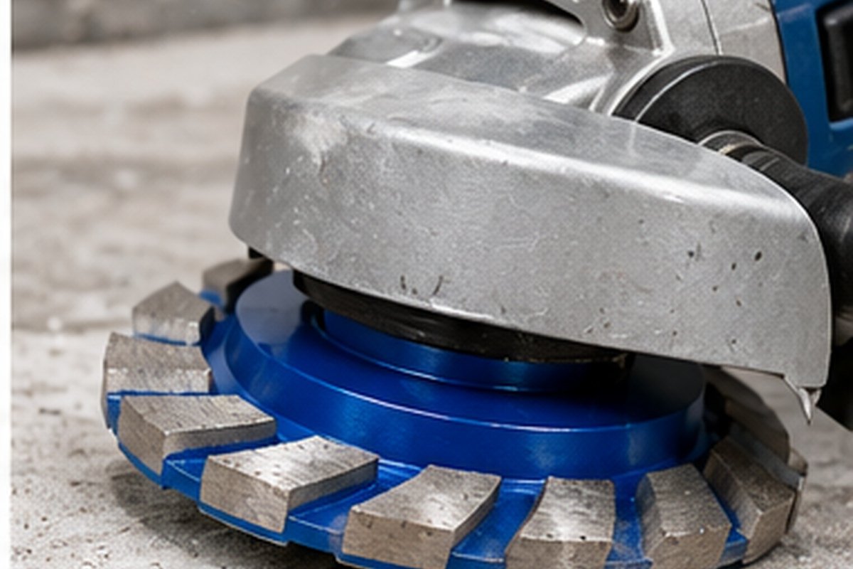 Diamond grinding cup wheel concrete grinding application