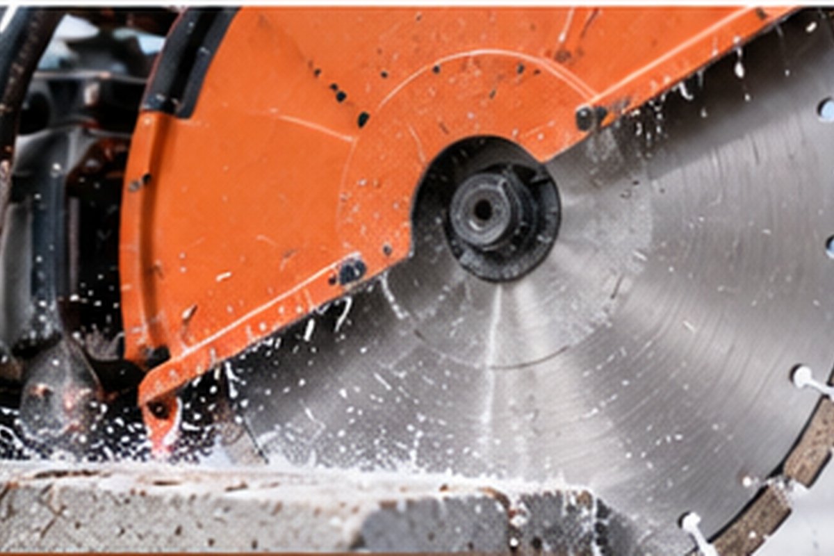 General purpose diamond blade construction cutting application