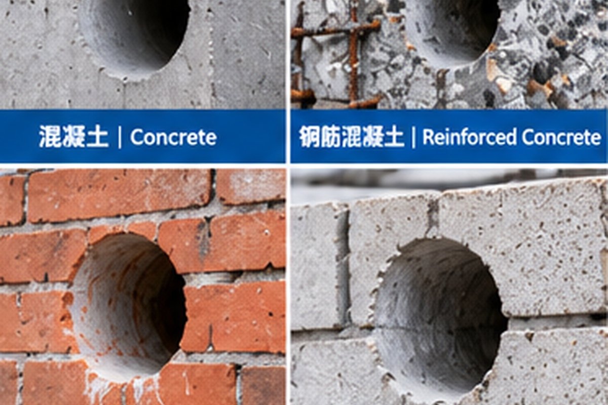 Suitable materials for diamond core drill bits