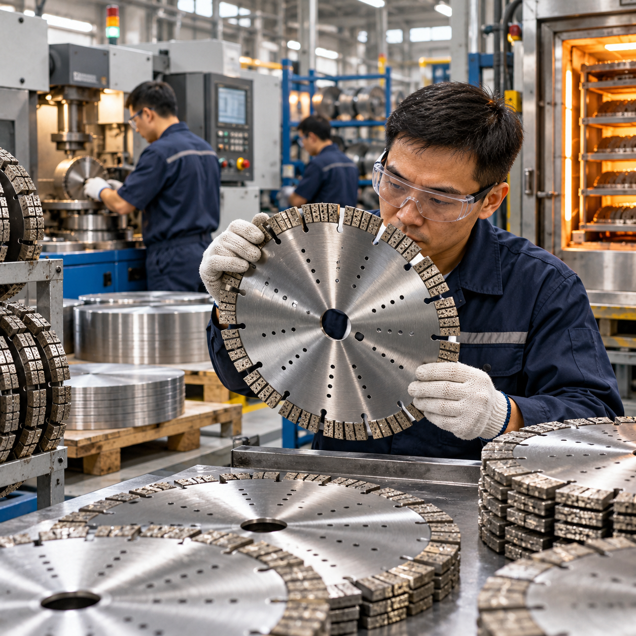 HAGBLADE Industrial Grade diamond saw blade quality inspection