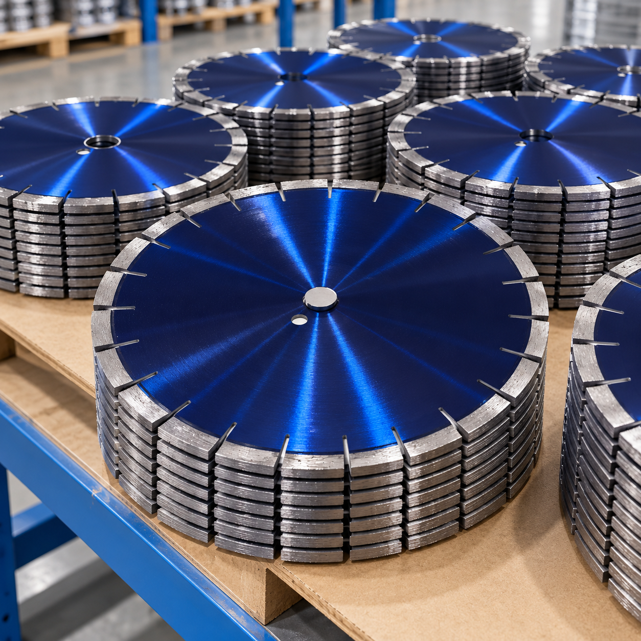 HAGBLADE Blue Coated Segmented Diamond Saw Blade