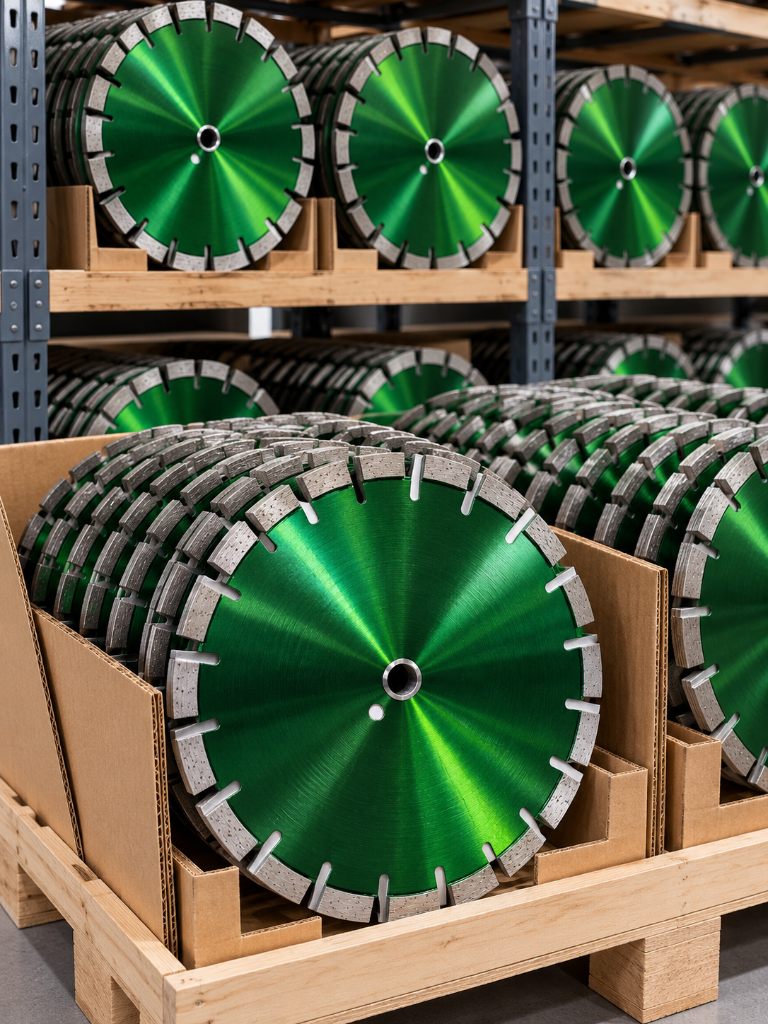 HAGBLADE Green Coated Segmented Diamond Saw Blade inventory